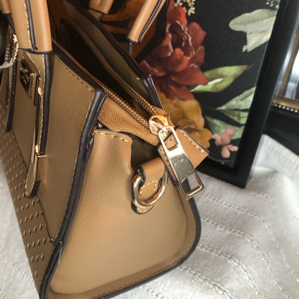 Michael Kors Tan Handbag with Perforated Design - Picture 7 of 7